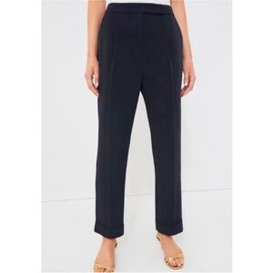 TUCKERNUCK 
Navy Duncan Pleated Trousers